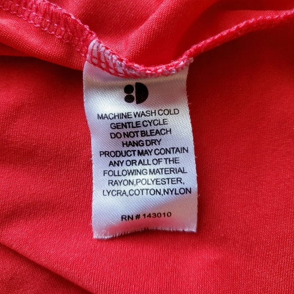 Girl's Dot Dot Smile Red Dress Size 2T - Picture 3 of 4